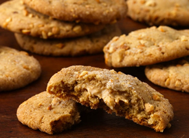 Double-Delight Peanut Butter Cookies